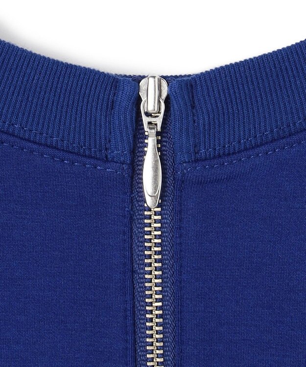 UNFILO L 【2WAY】BEAUTY FORM JERSEY ハーフZIP プルオーバー ブルー