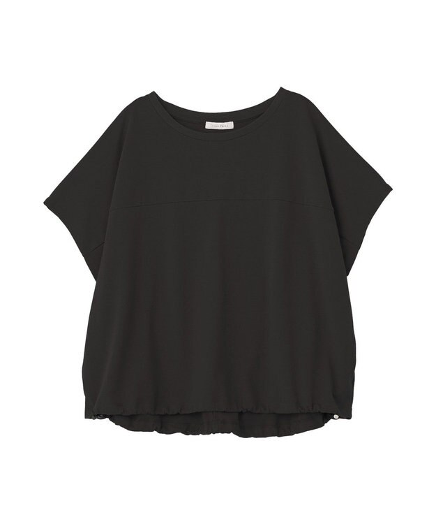 Green Parks 超冷感ドロストフレンチプルオーバー Black