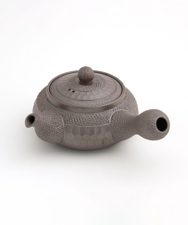 たち吉 【たち吉】ダイヤ彫中帯急須〈１個〉四日市萬古焼 ブラック