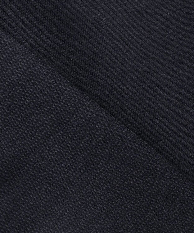 J.PRESS MEN インレージャージー ロゴフルジップパーカー ネイビー系