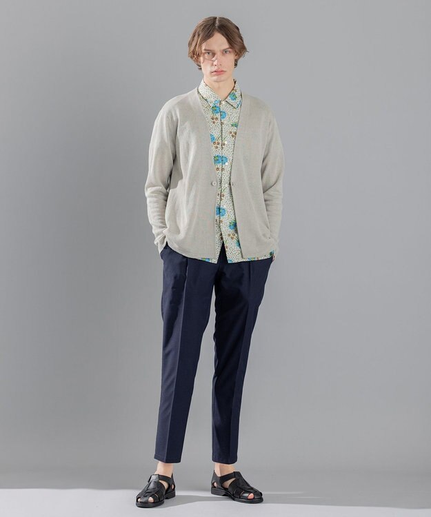 JOSEPH HOMME ドライペーパープレーン 　ニットカーディガン ベージュ系