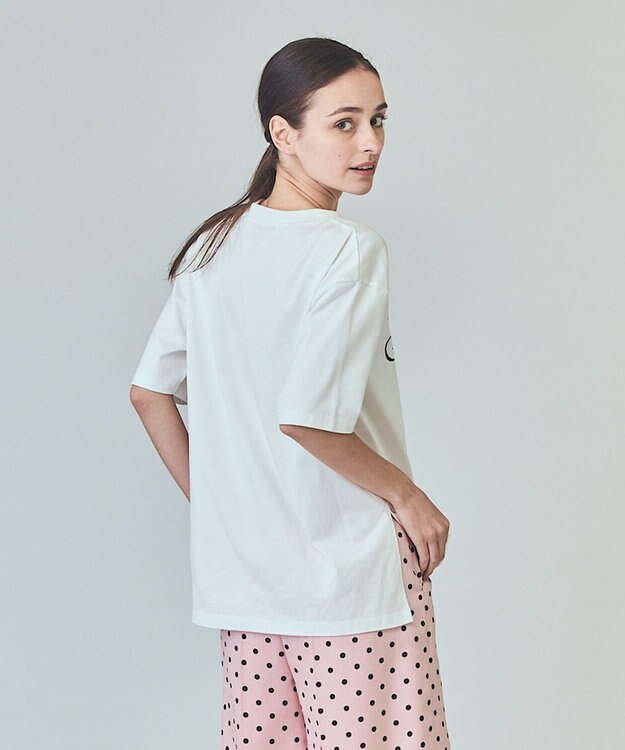 GRACE CONTINENTAL レタードプリントTシャツ ホワイト