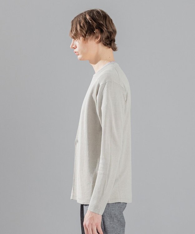 JOSEPH HOMME ドライペーパープレーン 　ニットカーディガン ベージュ系