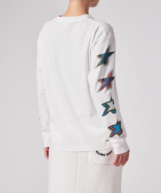 Paul Smith Neon Stars 長袖Tシャツ ホワイト