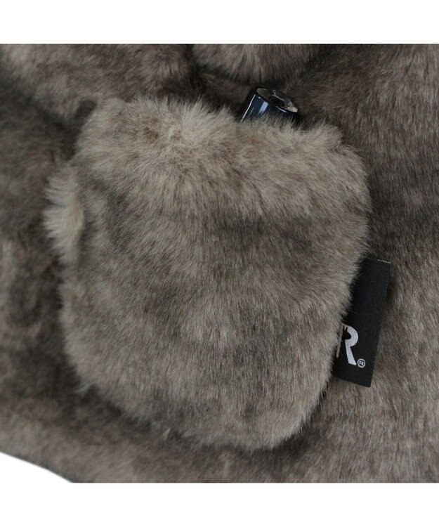 ROOTOTE 1325【まるで猫】SN.デリ.ファーブランケット-A 02：グレー