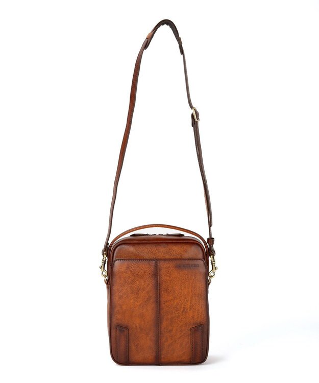 ACE BAGS & LUGGAGE LO HOMME PRESSE アルカイック 本革 日本製 ショルダーバッグ 縦型 71864 ロ・オム・プレッセ ブラウン