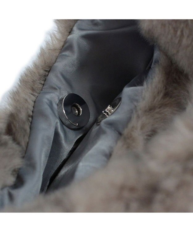 ROOTOTE 1325【まるで猫】SN.デリ.ファーブランケット-A 02：グレー