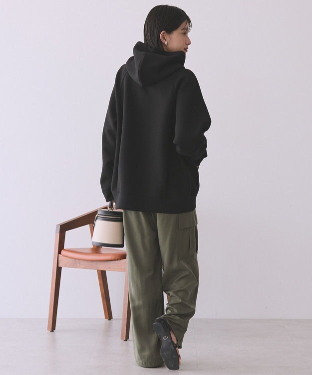 AMERICAN HOLIC ダンボールポンチZIPパーカー Black