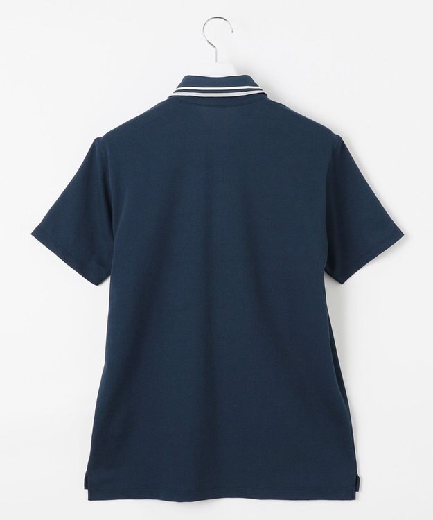 23区GOLF 【MEN】【吸水速乾/UVカット】ベーシック ポロシャツ ネイビー系