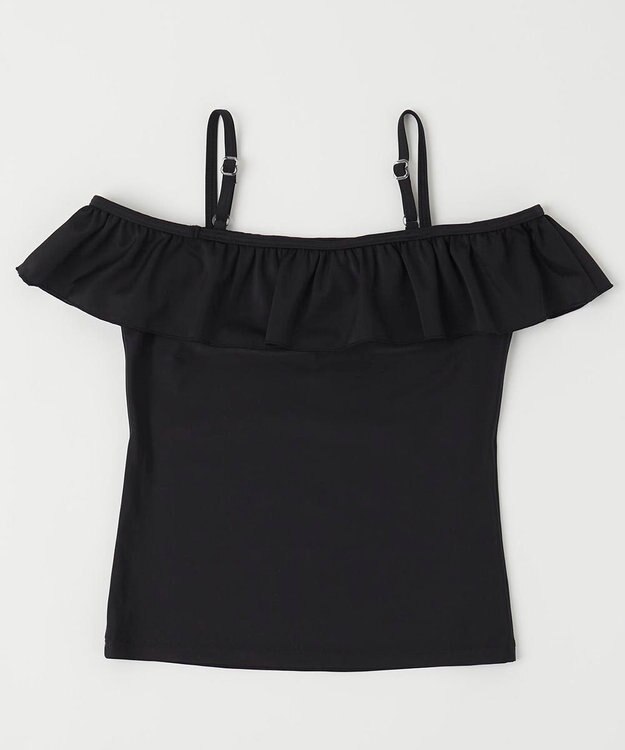 OP／FILA 【repipi armario】サロペット付き水着 3点セット オフホワイト