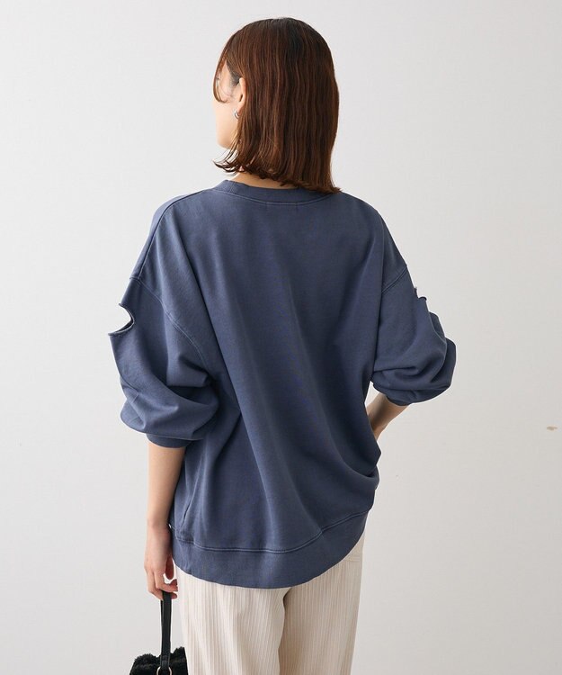 Green Parks ・ＤＯＵＢＬＥ　ＦＬＡＧＳ　カットオフピグメントスウェ Navy