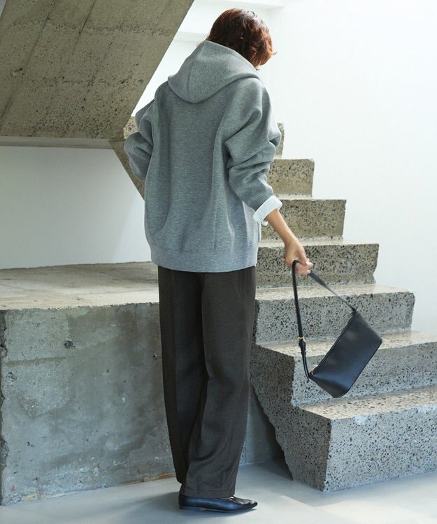 AMERICAN HOLIC ダンボールポンチZIPパーカー Gray Mixture