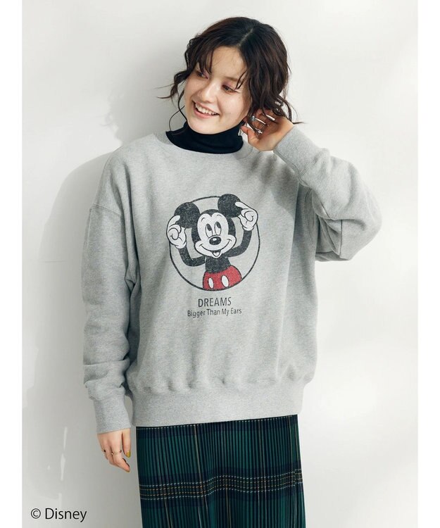 CRAFT STANDARD BOUTIQUE 【Disney】Sweat Gray Mixture