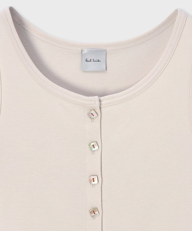Paul Smith スクエアボタン タンクトップ アイボリー