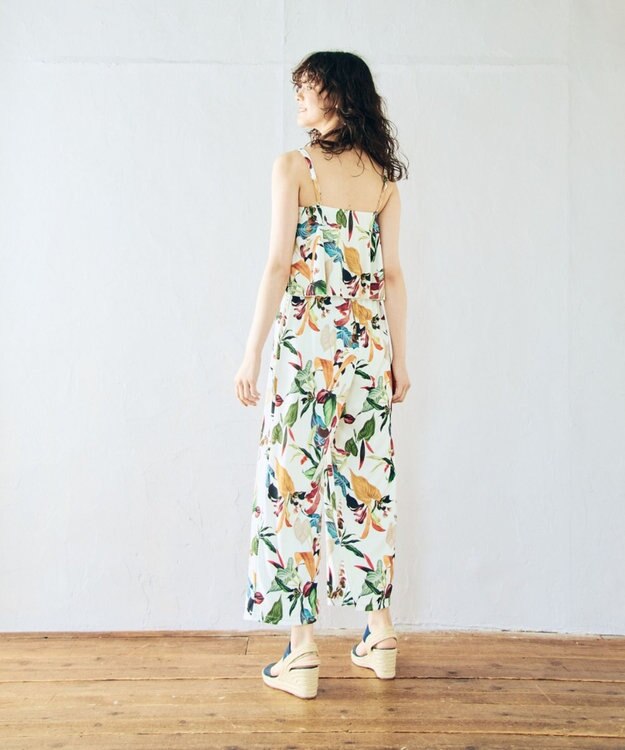 San-ai Resort（三愛水着楽園） ロングパンツセット　13L・15L　【Coral veil（コーラルヴェール）】 ホワイト