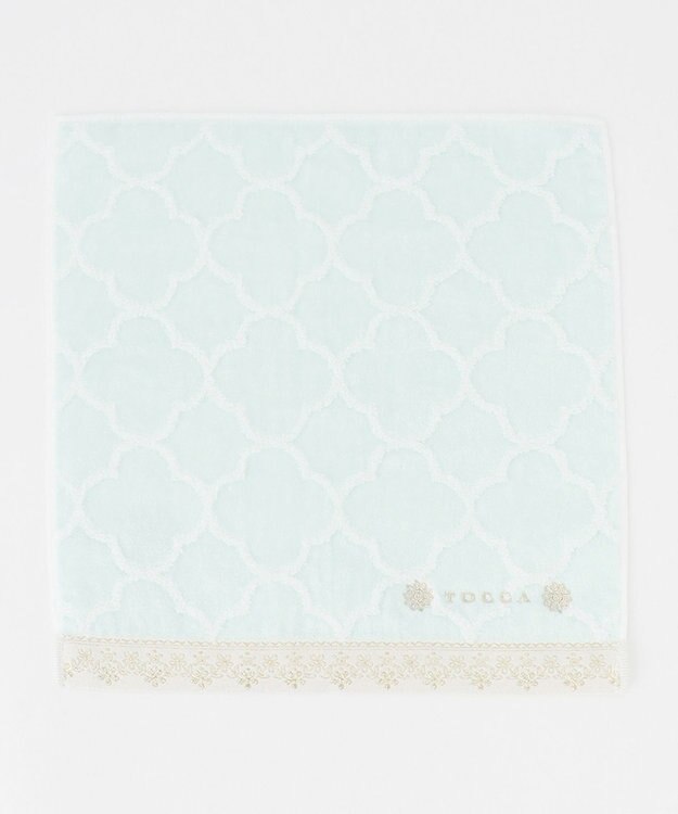 TOCCA 【TOWEL COLLECTION】CHECKER CLOVER TOWELCHIEF ハンドタオル スカイブルー系