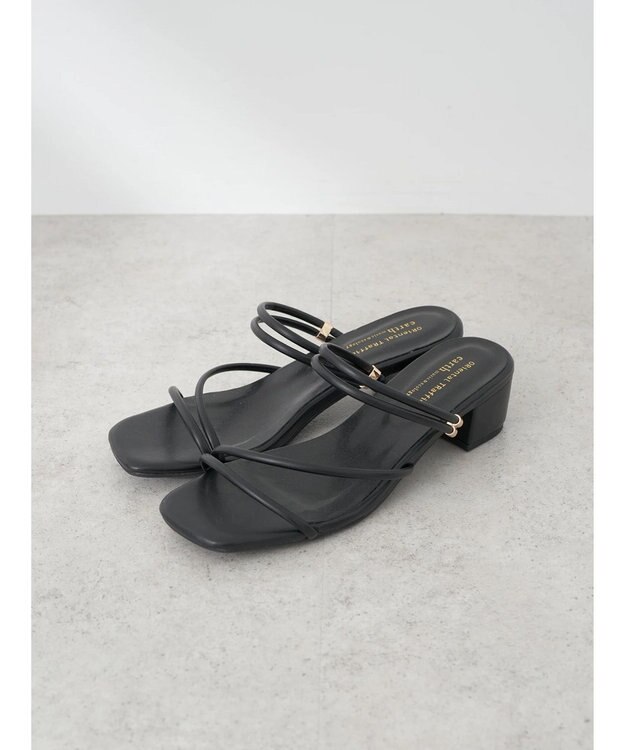 earth music&ecology ＯＲｉｅｎｔａｌＴＲａｆｆｉｃ　チューブサンダル Black