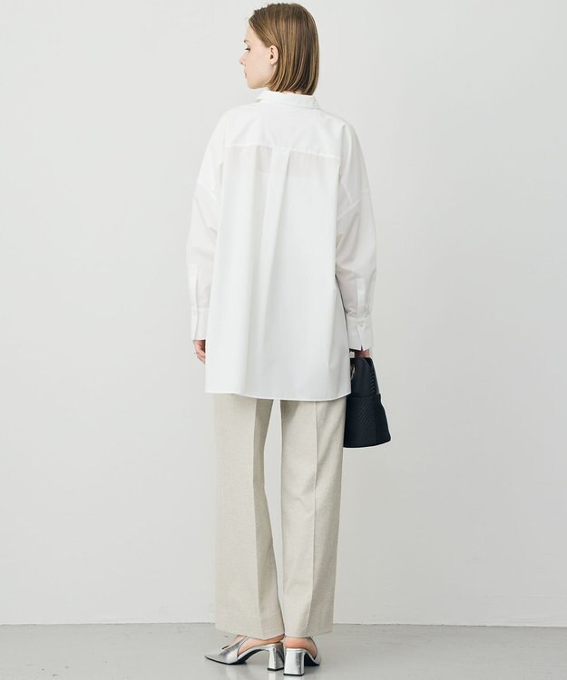 ICB 【3/6-3/22期間限定・受注生産】クリーンブロード シャツカスタマイズ 白シャツ×ポケットモノグラム柄×刺繍あり