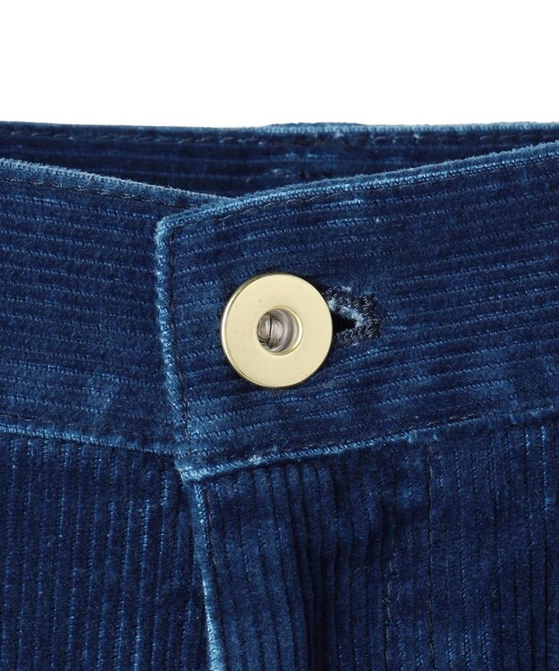 BEIGE， 【洗える・Precious 11月号掲載】BANGS / コットンコーデュロイバギーパンツ Indigo