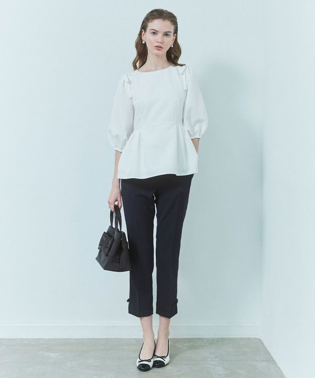 TOCCA TIED RIBBON NYLONBAG バッグ ブラック系