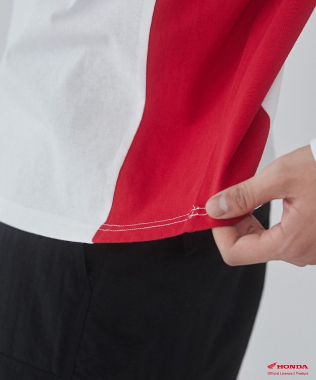 WEGO 【ユニセックス着用ITEM】別注HondaグラフィックT（LS） ホワイト