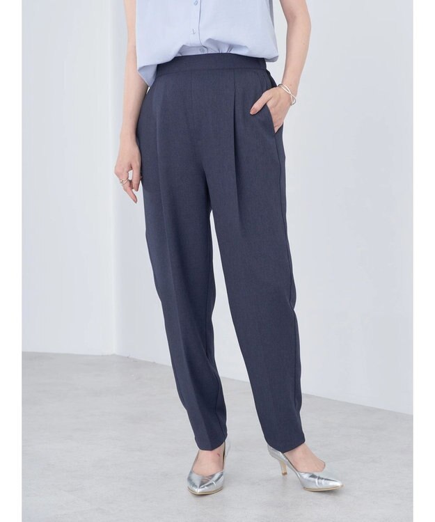 earth music&ecology テーパードパンツ Navy