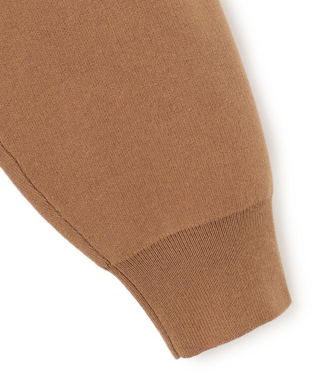 UNFILO MENS 【男女兼用/新色追加】スウェットライク ジップ タートルネックニット [24年秋冬商品] ベージュ