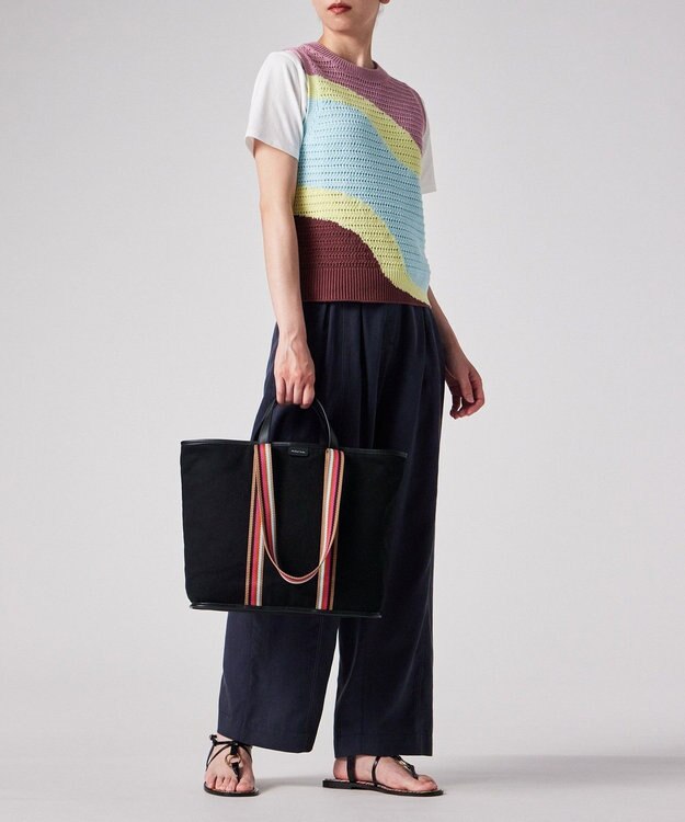 Paul Smith PSキャンバス トートバッグ ブラック