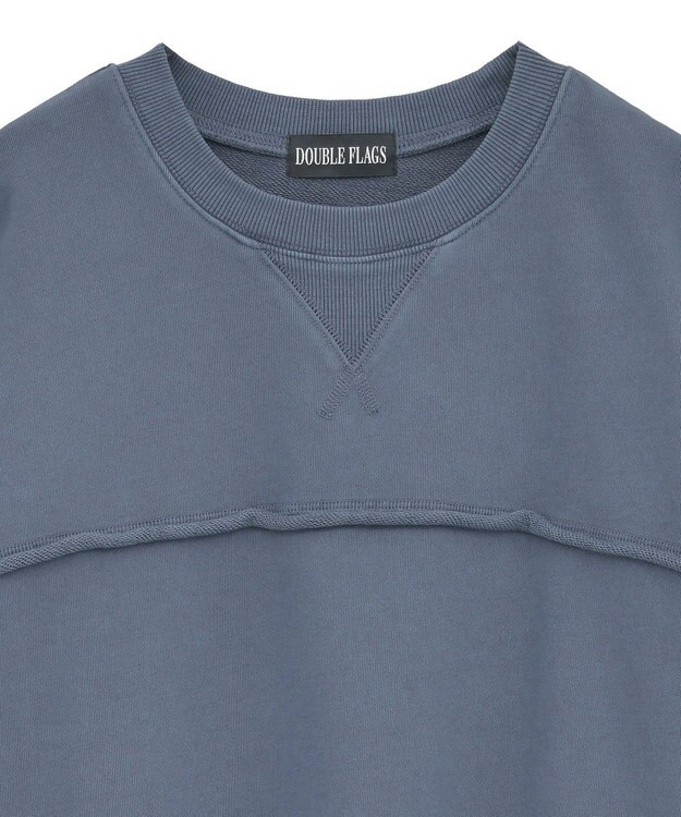 Green Parks ・ＤＯＵＢＬＥ　ＦＬＡＧＳ　カットオフピグメントスウェ Navy
