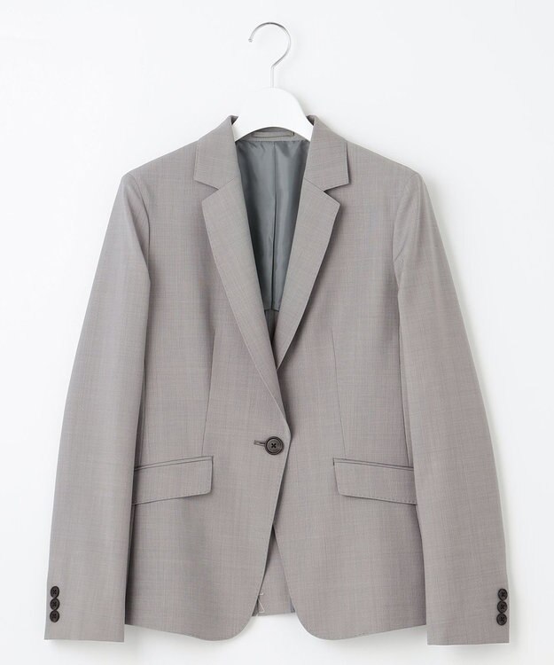 J.PRESS LADIES 【セットアップ対応】BAHARIYE2 テーラード ジャケット ライトグレー系