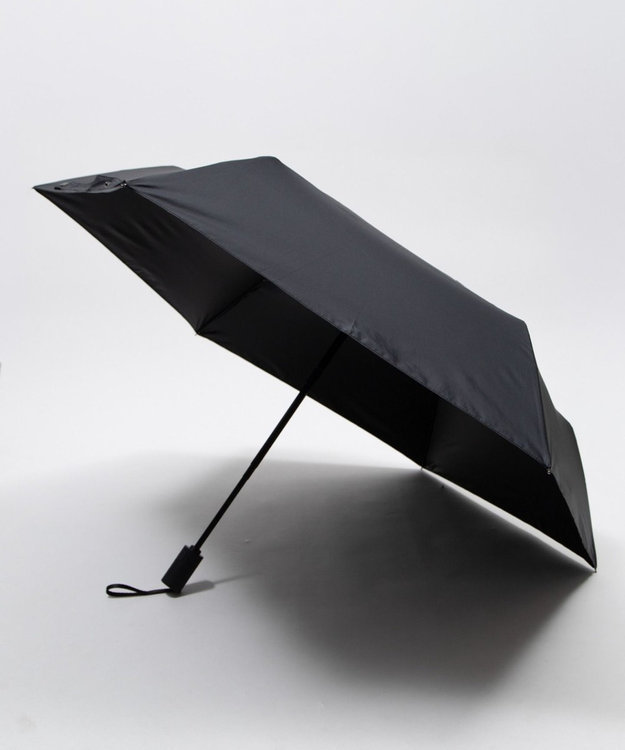 WEGO 【晴雨兼用/紫外線対策/日焼け対策】UV　58㎝メンズ折り畳み傘 ブラック