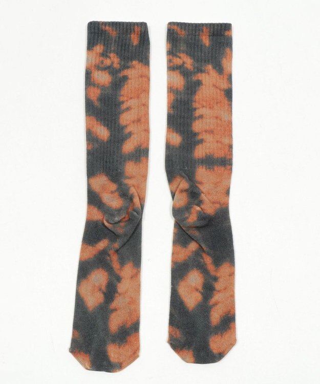 WEGO タイダイプリントソックス ブラウン