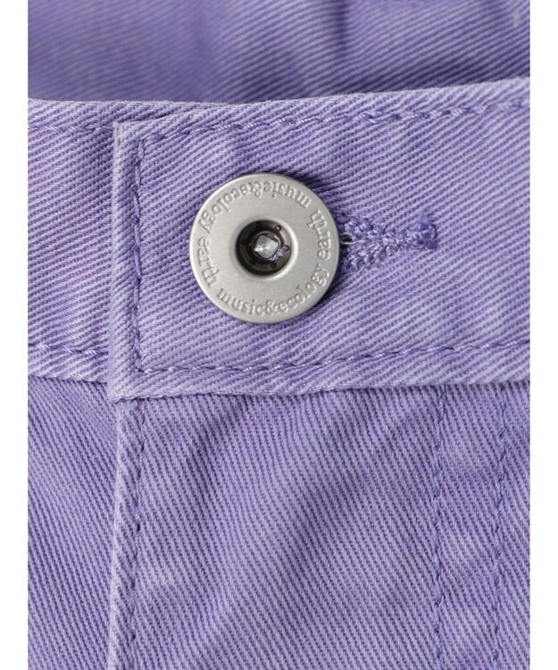 earth music&ecology カラーフレアパンツ Purple