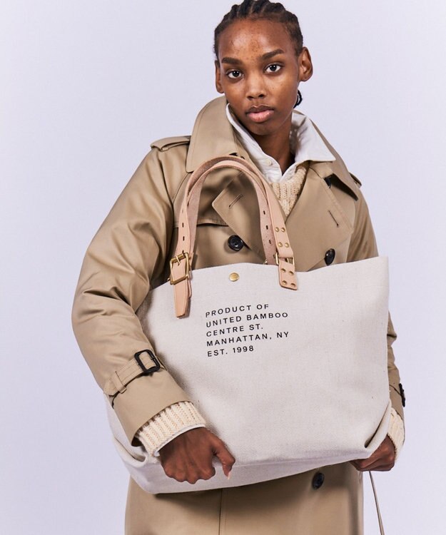 united bamboo 【NAVYS 10月号掲載】UB ベーシックバッグ(ミディアム) オフ