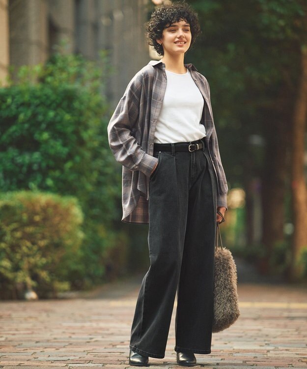 ANY L テレコタンクトップ アイボリー