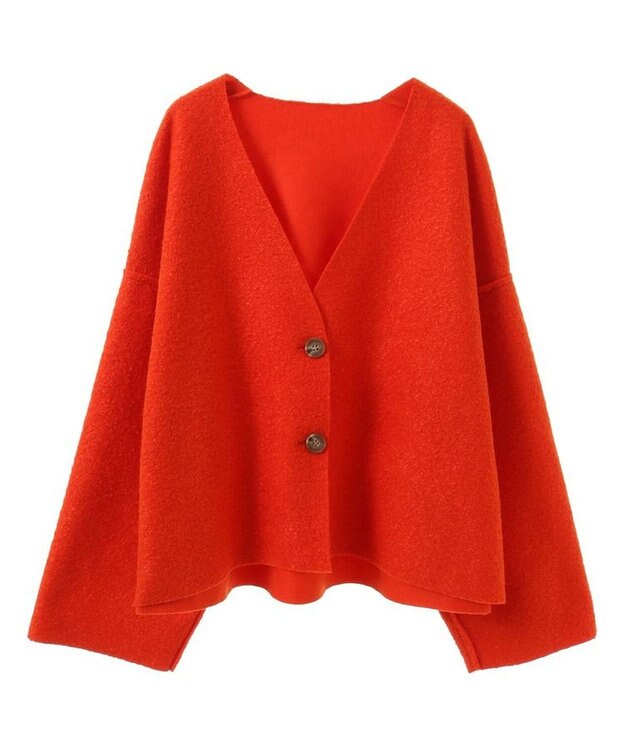 Green Parks リバーシブルカーディガン Orange