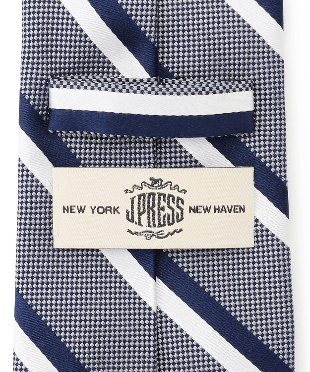 J.PRESS MEN 【フレッシャーズにもおすすめ】レジメンタル ネクタイ グレー系1