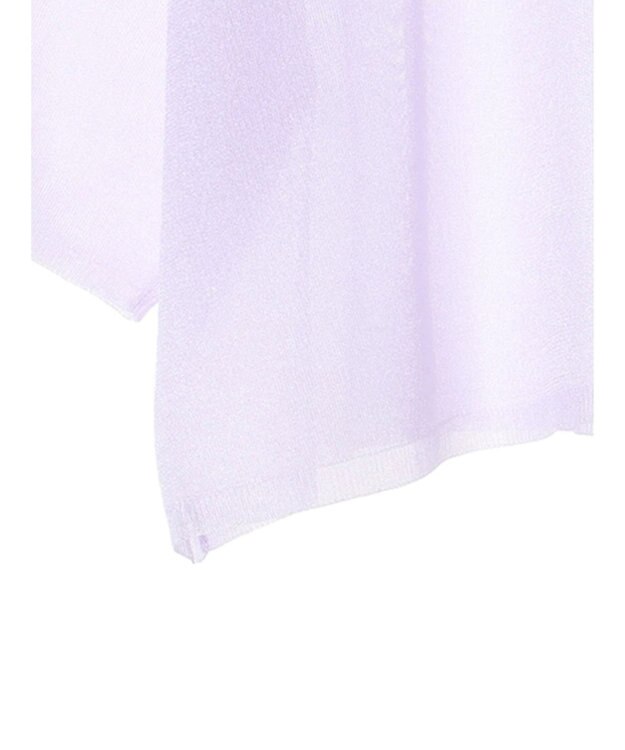 Green Parks シアーきらきらニットプルオーバー Purple