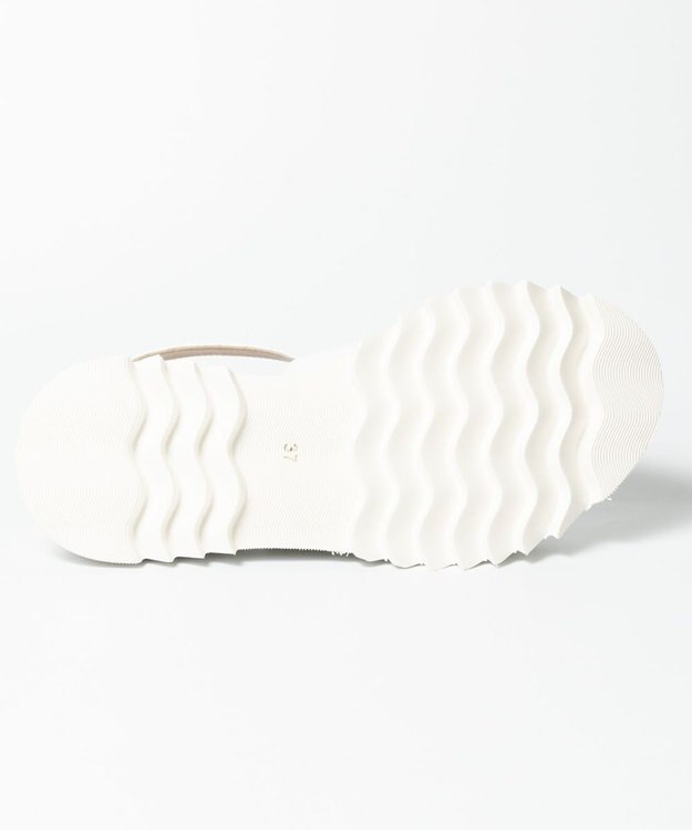 BONTRE 【LucaGrossi/ルカグロッシ】厚底クロスベルトストラップサンダル ホワイト