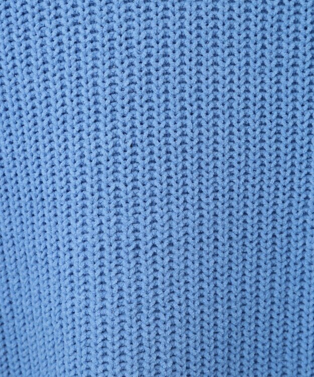 Green Parks ｍｏｋｏモールモックネックニットプルオーバー Blue