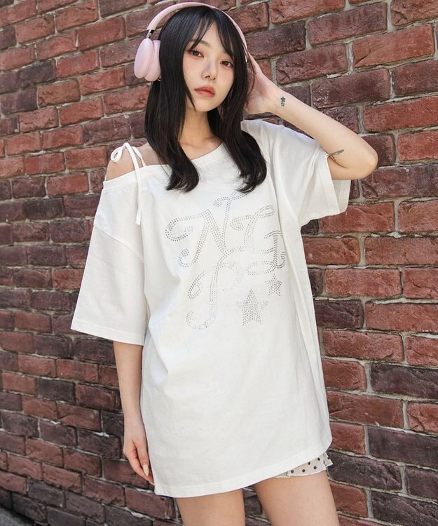 WEGO ２WAYグラフィックワンショルBIGT 柄8