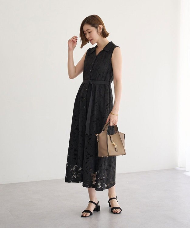 YECCA VECCA レースワンピース Black