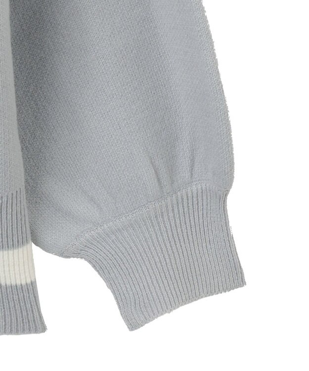 WEGO レタードカーディガン グレー