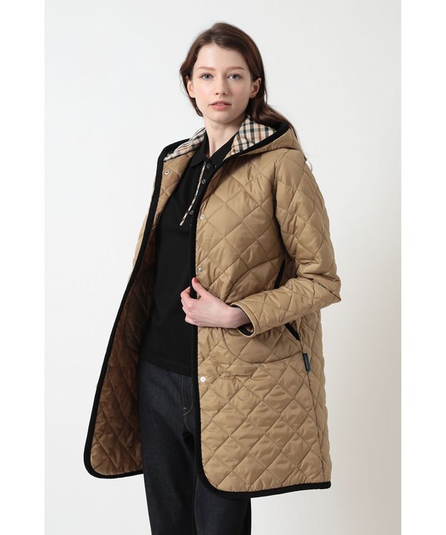 DAKS DAKS×LAVENHAM キルティングコート ベージュ