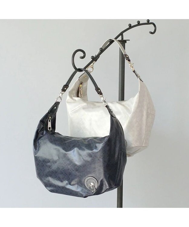 PELLE BORSA ショルダーバッグ Alive アライブ 4344 ネイビー