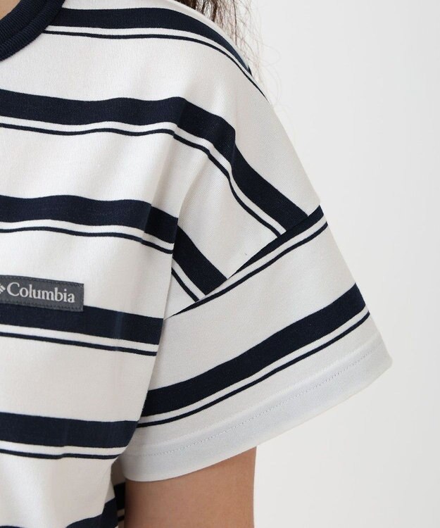 Columbia Columbia/ ウィメンズクラウドアベニューショートスリーブTシャツ /コロンビア Sea Salt Border