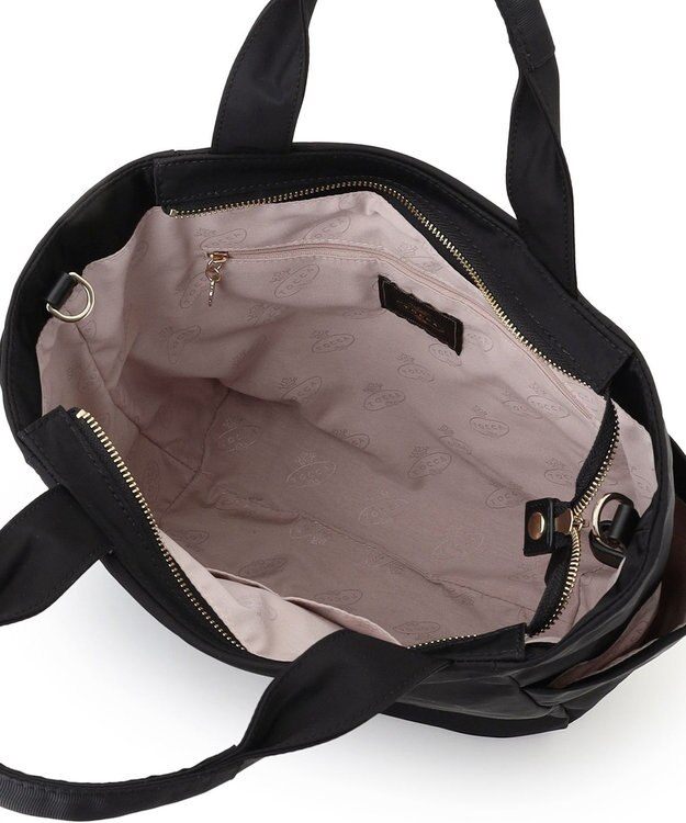TOCCA 【撥水・A4サイズ対応】ALINE NYLONTOTE M  ナイロントートバッグ ブラック系