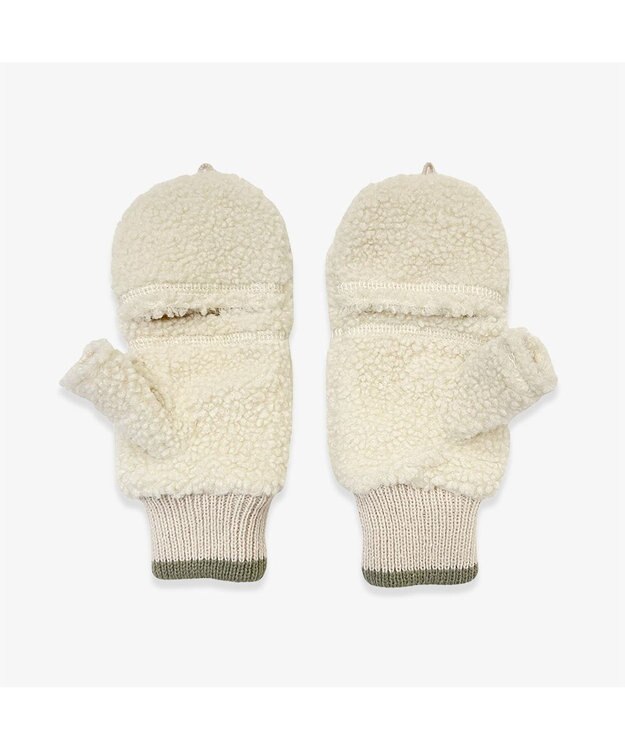 林八百吉商店 Coleman　ボアフードグローブ アイボリー