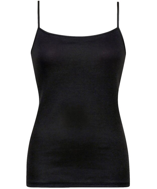 Wing キャミソール 【ブラがひびきにくいリブインナー】 ブラがちら見えしにくい 肌側綿100%(身生地部) 吸汗速乾性(身生地部) EL1010 ウイング／ワコール ブラック