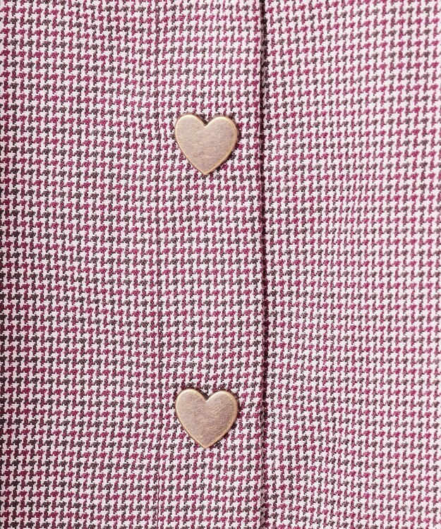 ANY KIDS フリル ジャンパースカート ローズピンク系